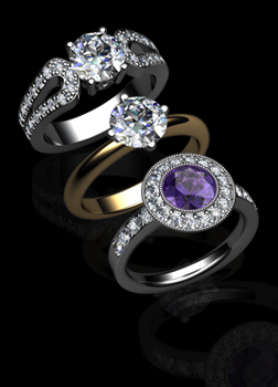 View our collection of quality jewellery, custom-made to order